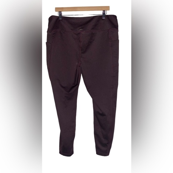 Mondetta Performance Luxury Brushed Jacquard High Waist Leggings Women XXL - Picture 2 of 10